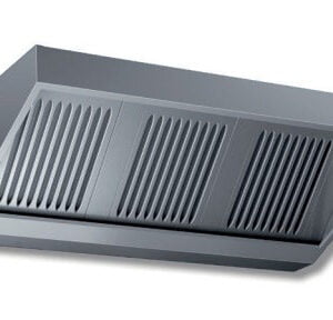 Cappa Inox a parete SNACK senza motore 180×70