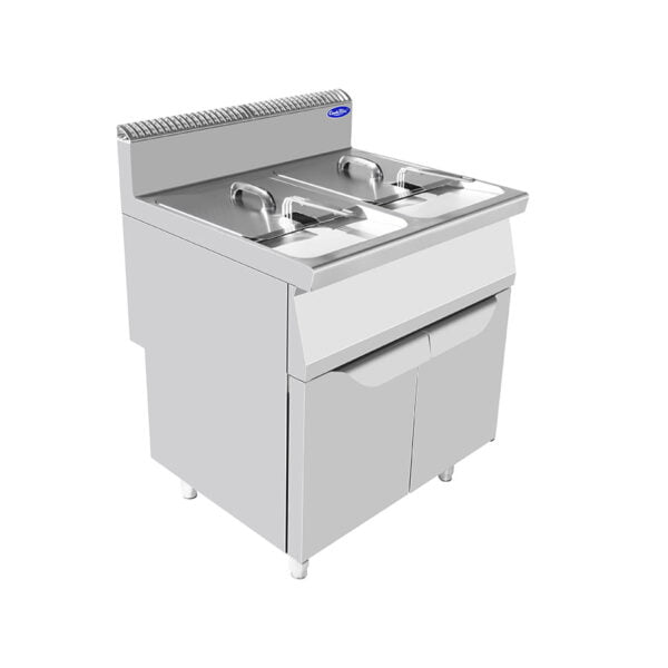 Friggitrice a gas due vasche 16+16 lt Friggitrice a gas due vasche 16+16 lt